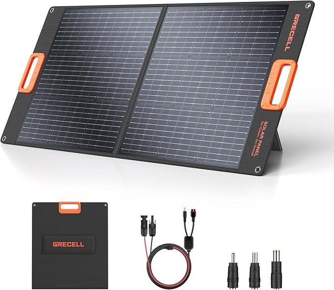 GRECELL 100W Portable Solar Panel by GRECELLPOWERSTATION