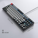 MageGee 75% Mechanical Gaming Keyboard, LED Backlit, 87 Keys Compact TKL Wired - Image 9