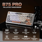 YUNZII B75 PRO Wireless Mechanical Keyboard, 75% Layout - Image 2