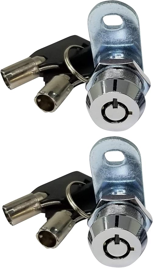 Admiral Locks Tubular Cam Lock, Keyed Alike Removable Key RV Compartment by AdmiralLocks