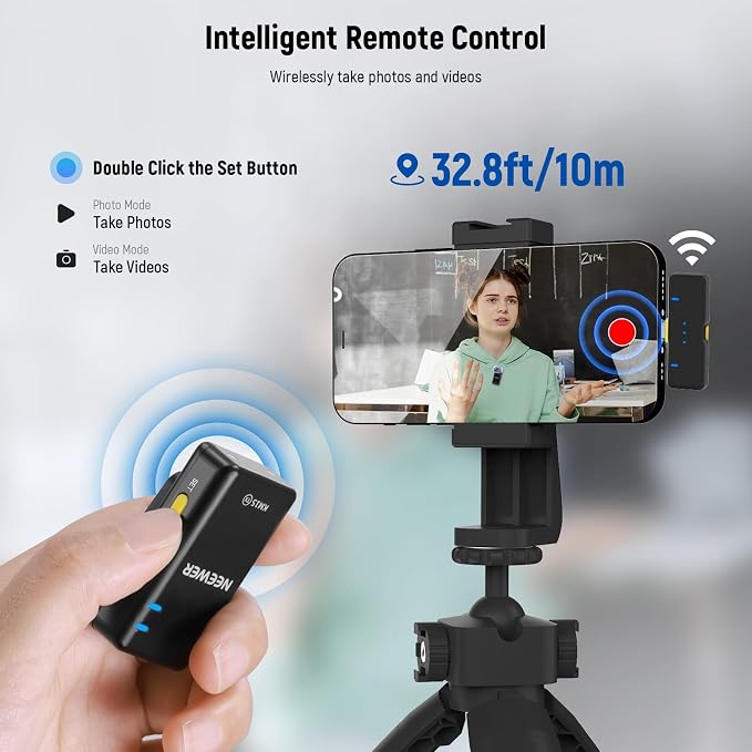 NEEWER KM15 Wireless Lavalier Microphone System Compatible - Image 5