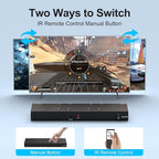 Y.D.F 4 Way HDMI Switch 4k@60Hz HDMI Switcher 4 in 1 Out HDCP 2.0 Manual HDMI - Image 4