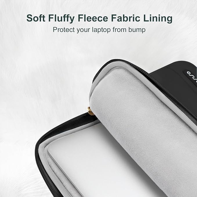 MOSISO 13.3 inch Laptop Case, 13-13.3 inch Puffy Laptop Sleeve Compatible - Image 3