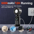 Blows Cold Air Portable Handheld Fan - Image 6