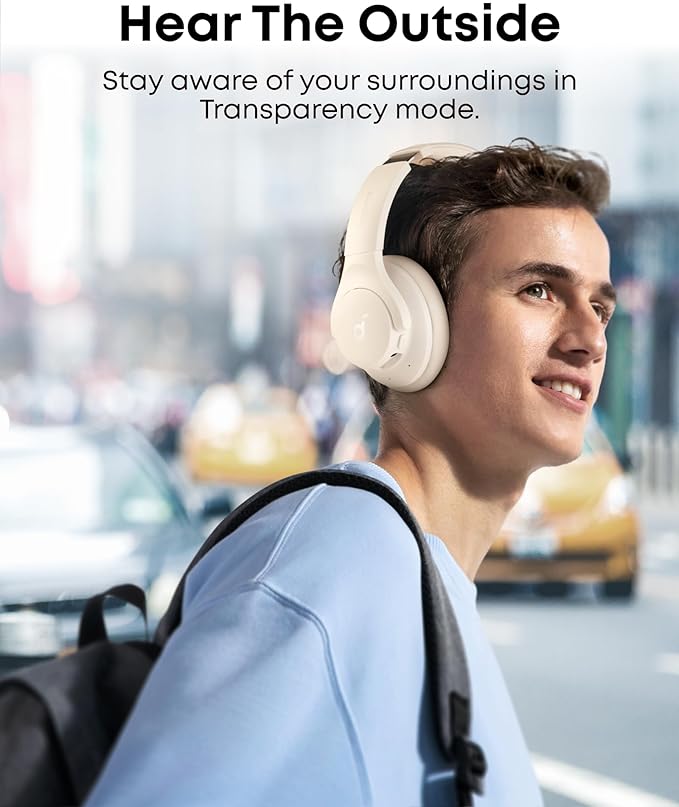 Soundcore by Anker Q20i Hybrid Active Noise Cancelling Headphones, Wireless - Image 6