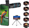 Phone Camera Lens Kit 10 in 1 for iPhone Samsung Pixel Android, 22X Telephoto by Bostionye