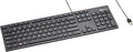 Amazon Basics Wired QWERTY Keyboard, Works by AmazonBasics