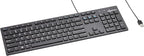 Amazon Basics Wired QWERTY Keyboard, Works by AmazonBasics