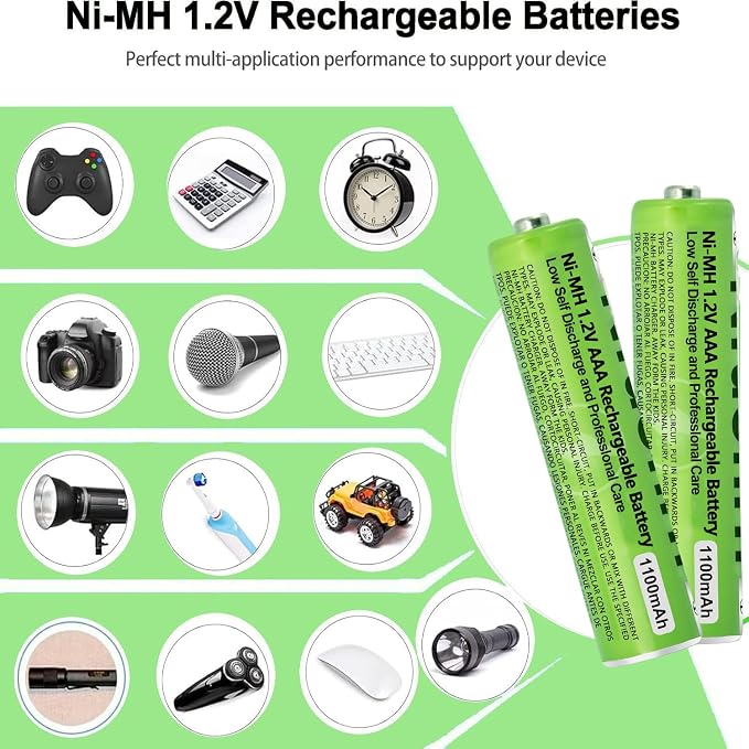 8 Pack NI-MH AAA Rechargeable Battery - Image 8