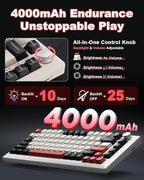Y75 Wireless Mechanical Keyboard, 75% Hot Swappable Custom Keyboard - Image 4