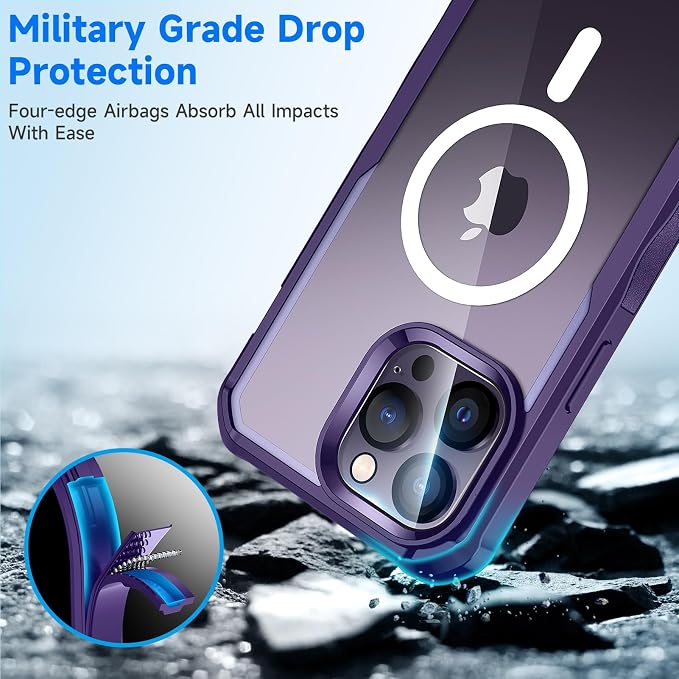 seacosmo for iPhone 14 Pro Max Case, Full Body Bumper - Image 6