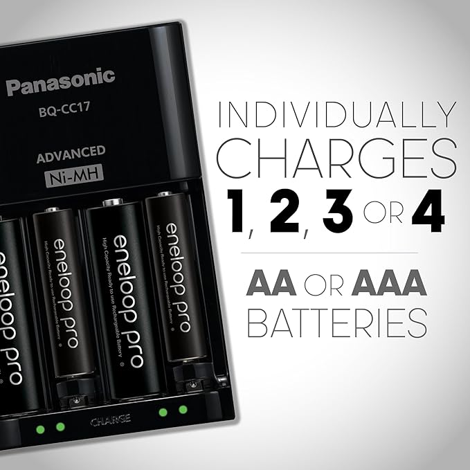 Panasonic K-KJ17KHCA4A Advanced Individual Cell Battery Charger Pack - Image 3