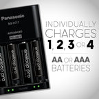 Panasonic K-KJ17KHCA4A Advanced Individual Cell Battery Charger Pack - Image 3