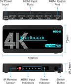 BlueRigger 4K HDMI Switch 5 in 1 Out – Compatible - Image 8