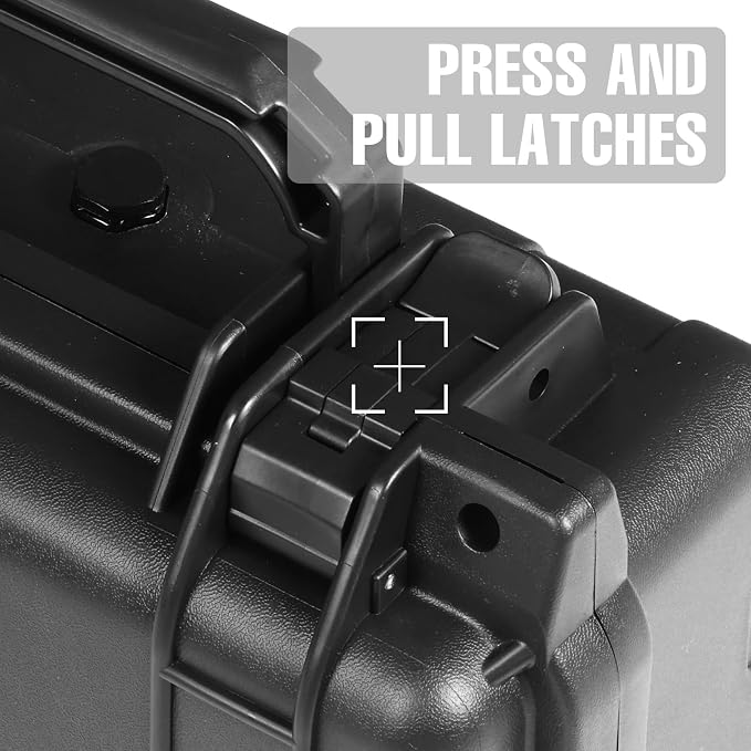 10x 9.4x 4.8 Inch Hard Case, Portable Weather Waterproof Protective Camera Case - Image 2