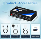 Dual Monitor Kvm Switch 2 Monitors 2 Computers HDMI 4k@60HZ, USB3.0. kvm - Image 6