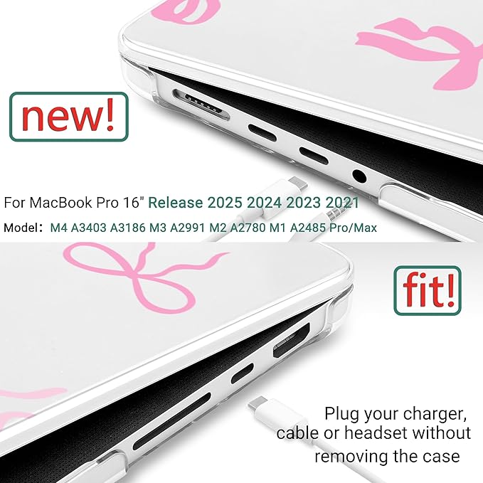 DONGKE for M4 MacBook Pro 16 Inch Case 2024 2023 2021 A3403 A3186 M3 A2991 M2 - Image 3