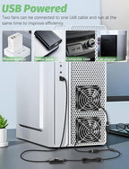 80mm x 25mm USB Fan 2 Packs 5V Small Computer Case Fan - Image 4