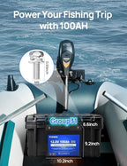 DC HOUSE 12V 100Ah LiFePO4 Lithium Battery, Group 31 Lithium Battery, 100A BMS - Image 6