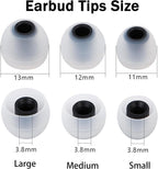 Replacement Earbud Tips Silicone Earbud Covers Fit Most in-Ear Earbuds - Image 2