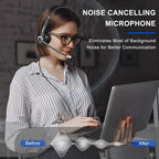 Callez Wired Computer Headset, 3.5mm/USB-C Headset - Image 2