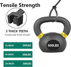 Zip Ties Assorted Sizes 300 Pack, 12+14+18 Inch, 300LBS Tensile Strength Heavy - Image 3