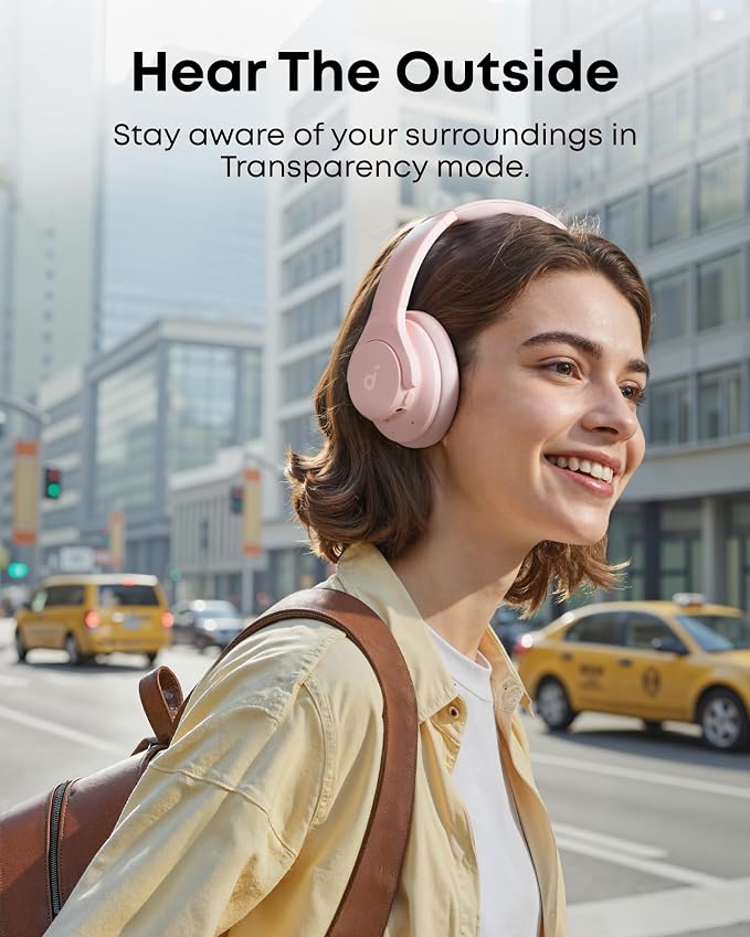Soundcore by Anker Q20i Hybrid Active Noise Cancelling Headphones, Wireless - Image 6