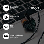 Linsoul ZiiGaat Arcanis in Ear Monitor, Professional 2DD+5BA Hybrid IEM Earphone - Image 7