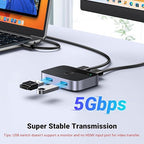 UGREEN USB 3.0 Switch 2 in 2 Out, USB Switcher 2 Computers Sharing Keyboard and - Image 3