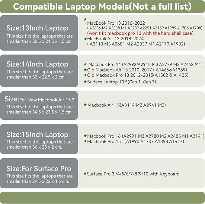 Laptop Sleeve 13 Inch Compatible - Image 2