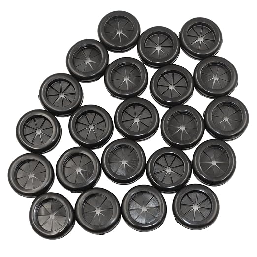 Rubber Grommets for Wiring, 7/8 Inch Drill Hole 11/16 Inch ID, Firewall by EASYEAH