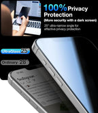 UltraGlass Ultra Top 9H+ Glass for iPhone 14 Privacy Screen Protector Private - Image 3