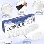 Cloud Wrist Rest for Keyboard and Mouse, Memory Foam PU Leather Keyboard Wrist - Image 5