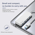 USB 3.0 Hub, Portable Slim USB Hub Adapter, 0.8 ft Multiple USB Splitter - Image 8