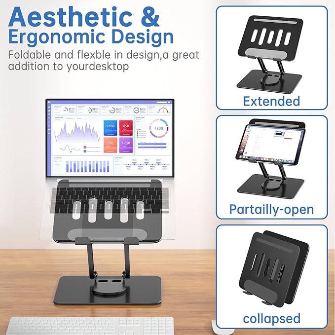 Laptop Stand for Desk Adjustable Computer Stand - Image 6