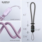 SURPHY 2 Pack Phone Lanyard for Cellphone Case, Phone Wrist Strap for Case - Image 6