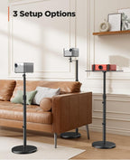 AMADA HOMEFURNISHING Height Adjustable Projector Stand 32"-47", Projector Floor - Image 2