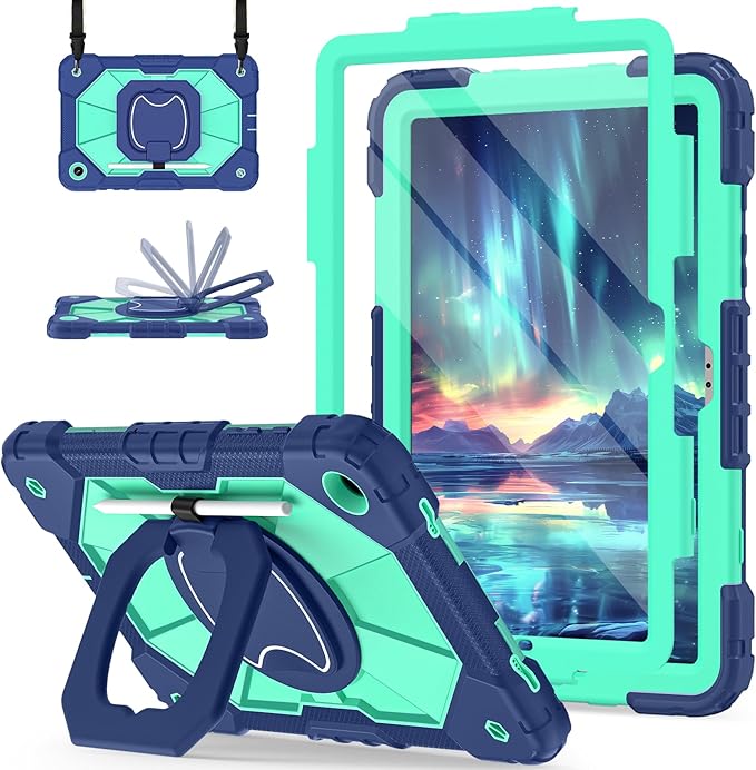 for Galaxy Tab A9 Plus Case 11 Inch, Rugged Case by Scnioy