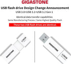GIGASTONE 128GB Flash Drive Z60 USB 3.2 Gen 1, 120MB/s Ultra Fast, Retractable - Image 2