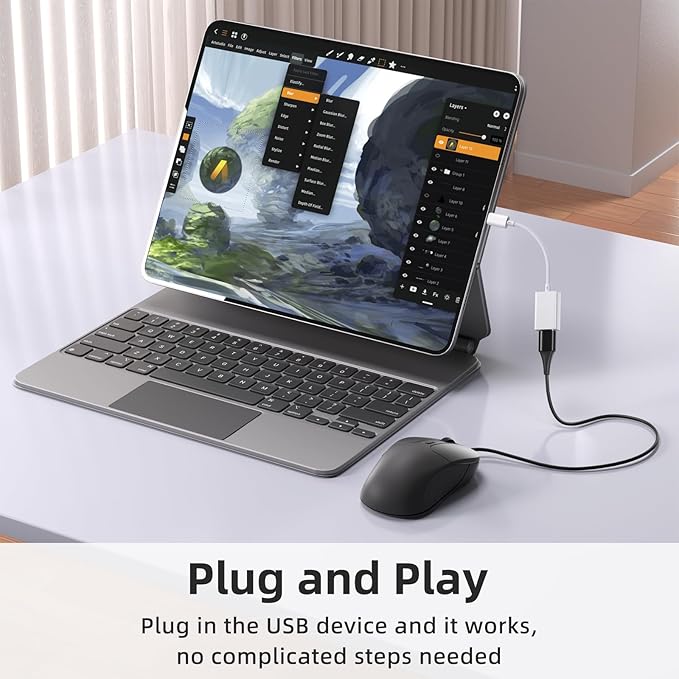 USB C to USB 3.0 Adapter, USB C Male to USB Female OTG Cable Thunderbolt3 to - Image 4