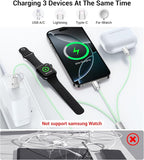 Temdan for Travel Vacation Essentials, 3 in 2 USB C Cable for Apple Watch - Image 3