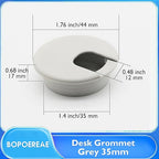 Desk Grommet 1-3/8", Desk Cord Hole Cover, Cable Grommet ABS Plastic, Desk Hole - Image 8