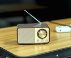 FM Radio with Bluetooth Retro Bluetooth Speaker Vintage Radio with SD/USB - Image 7