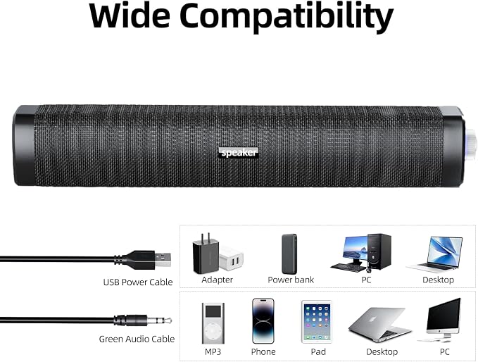 USB Computer Speakers, Computer Speakers - Image 5