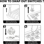 Akko Botany Keyboard Switch for Mechanical Gaming Keyboard, 5-Pin 38gf Linear - Image 7
