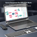 VIENON USB C Hub with 4 USB 3.0 Femal Ports, USB Extender - Image 4