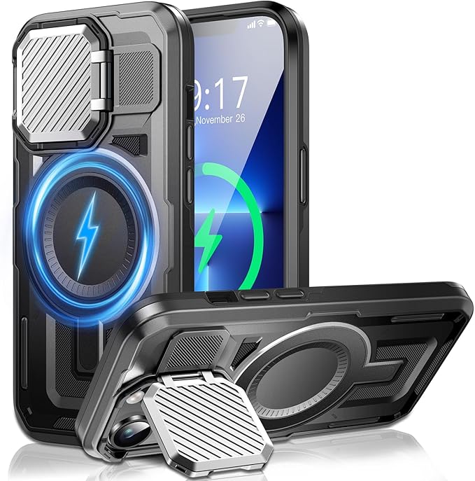 Camera Stand Case for iPhone 13 Pro Max, 2024 Version Military Grade Protective by Unknown