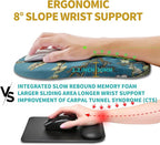 Hokafenle Ergonomic Mouse Pad Wrist Support, Wrist Rest Mousepad - Image 4
