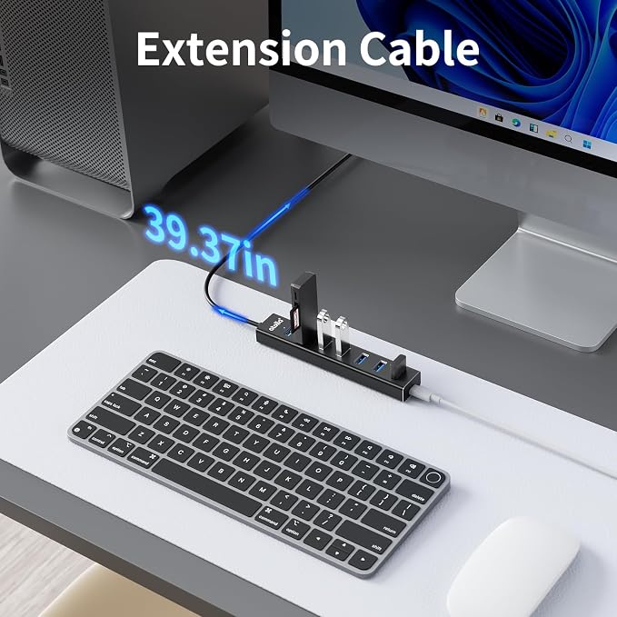 atolla Aluminum 7-Port USB 3.0 Hub - Image 6