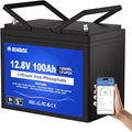 DC HOUSE 12V 100Ah LiFePO4 Lithium Battery, Group 31 Lithium Battery, 100A BMS by DCHOUSE